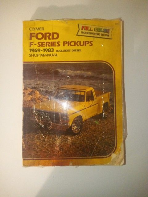 Original Ford F Series Shop Manual 