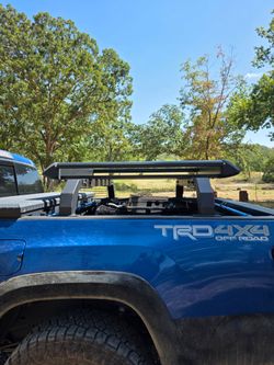 Bed rack with cargo carrier for Toyota Tacoma's