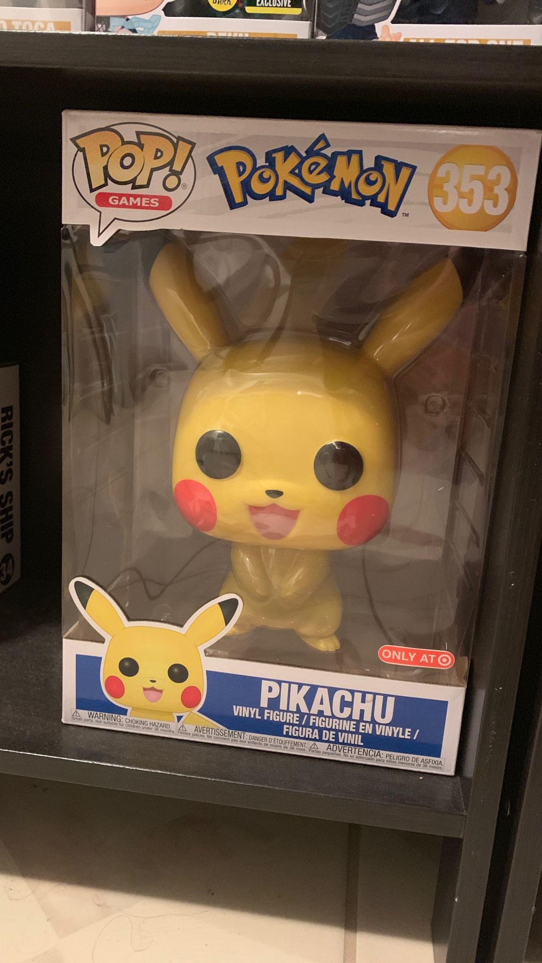 Funko Pop Pokemon 10” Pikachu