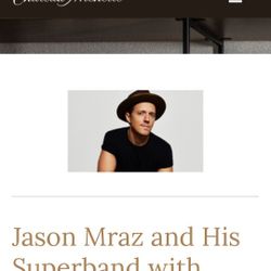 Jason Mraz Tickets