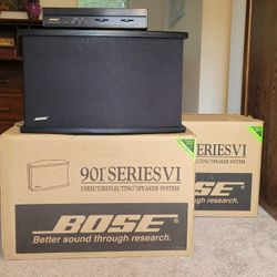 Bose 901 Series VI Speakers and Equalizer