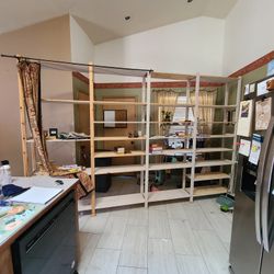 Massive Pine Shelving Unit - Must Go Soon