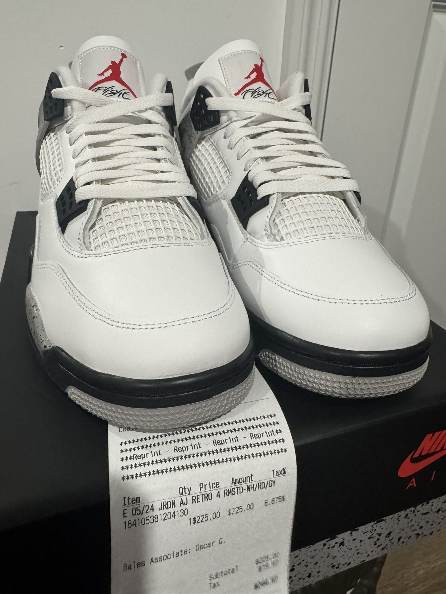 Air Jordan 4 Retro “White Cement” 2025 Brand New