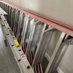 Great Condition 16ft Aframes Werner Ladder Firm