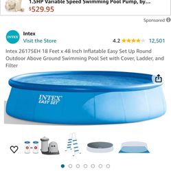 18ft Intex Ready Set Pool