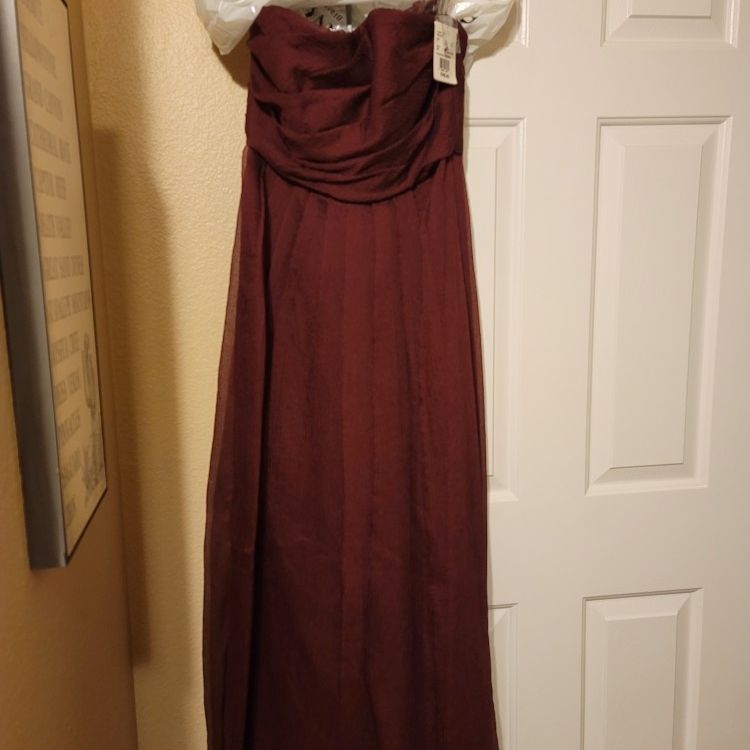 Vera Wang Burgundy Dress Vera Wang Burgundy Dress