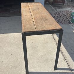 Reclaimed Wood Console Table 