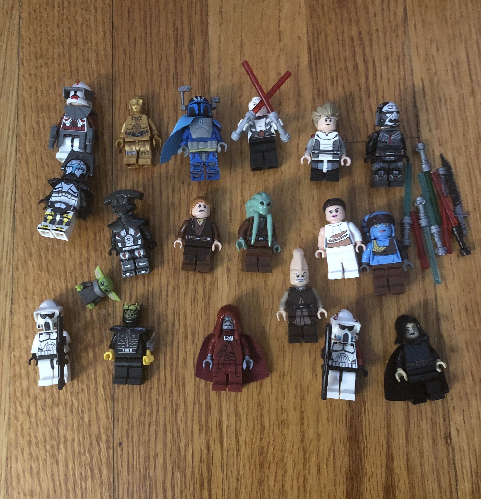 Custom Star Wars Minifigure Lot