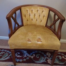 Vintage Antique Cushion Chair
