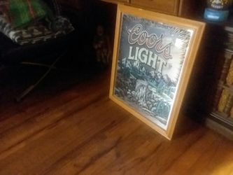 COORS LIGHT vintage mirror
