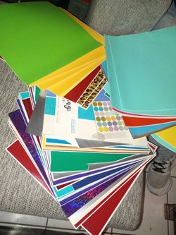 Vinyl sticker sheets for craft