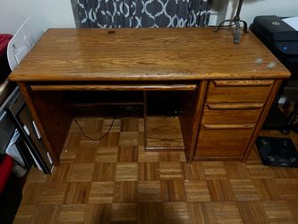 Oak desk