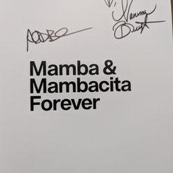 Mamba And Mambacita Forever HC Book Signed Vanessa Bryant Lakers