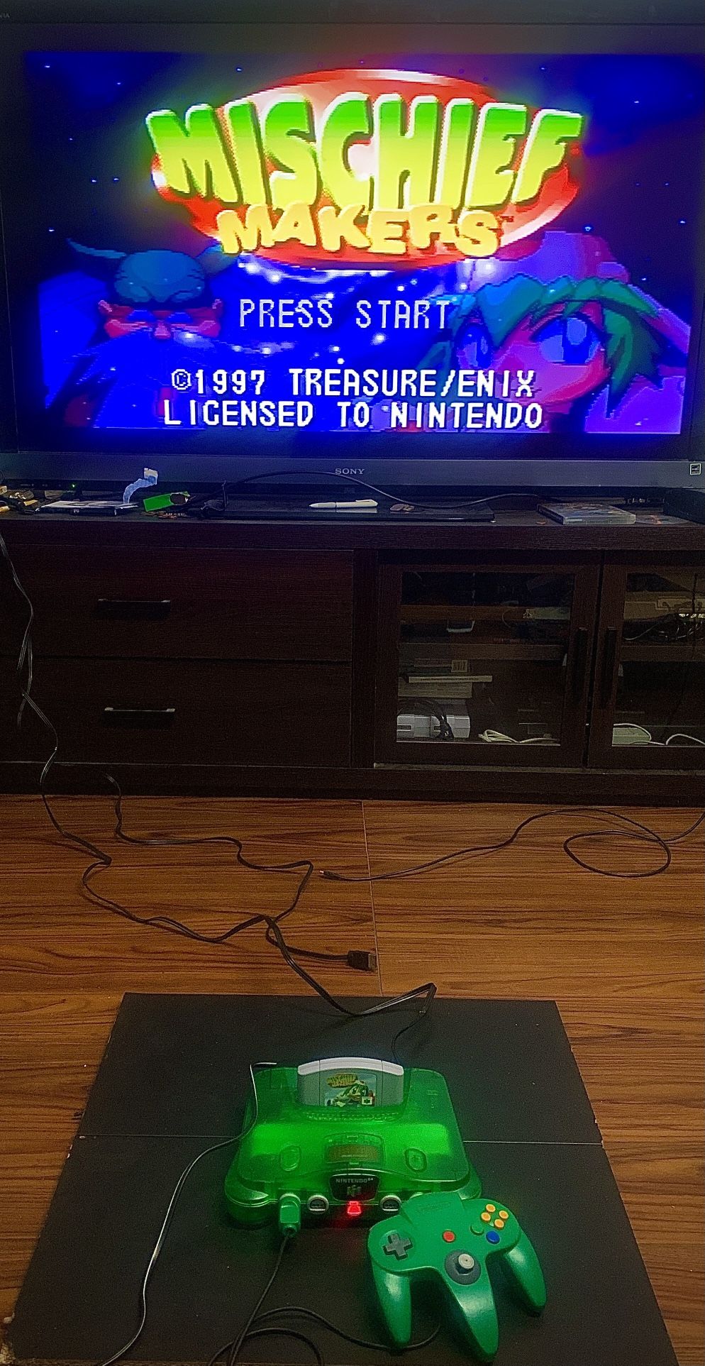 Funtastic Jungle Green Nintendo 64 System