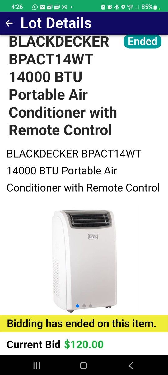 New Portable Air Conditioner