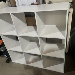 White Cubed Box Shelf