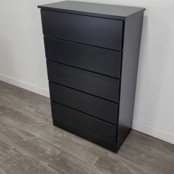 5 Drawer CHEST in BLACK 🖤🖤✅✅