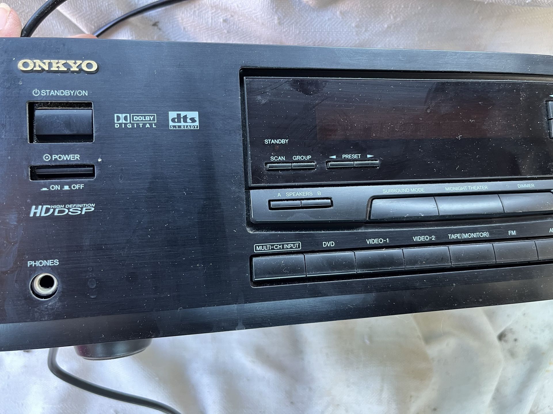 Onkyo Channel Audio/VideoReceiver- Black