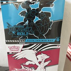 Pokémon Sealed ETBs - Black Bolt & White Flare
