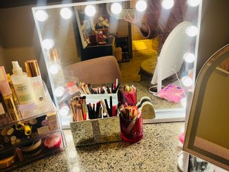 LED Makeup White Vanity Mirror