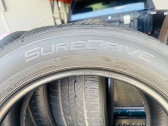 Four 4️⃣ Used Tire 🛞 Good Condition  215/55R17” SureDrive☄️☄️☄️