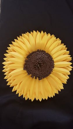 Paper flowers - sunflower \ girasol