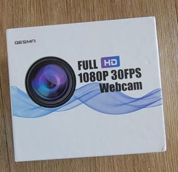 Full HD 1080p 30fps Webcam With Microphone Gesma Brand Sealed new