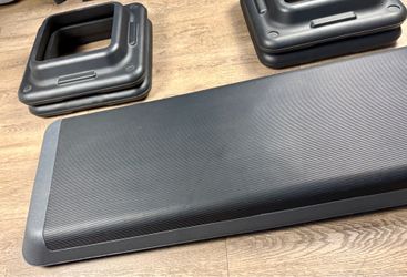 Yes4All Adjustable Workout Aerobic Exercise Step Platform Health Club Size with 4 Adjustable Risers Included and Extra Risers Options