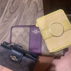 5 Coach Wallets 