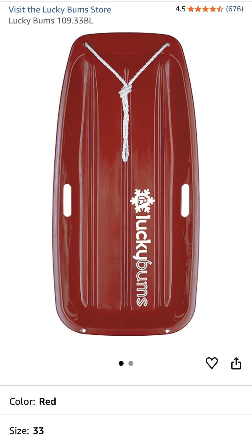 Snow Sled Winter Sled