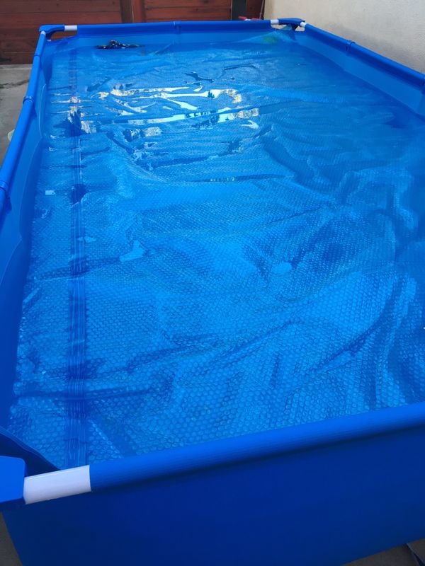 paddling pool with heater and cover