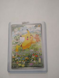 Brand new pikachu promo card