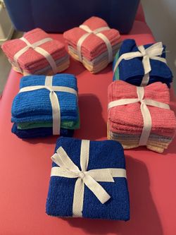 6pks 8ct Wash Cloths Sets ♦️New ♦️Sold Separate 