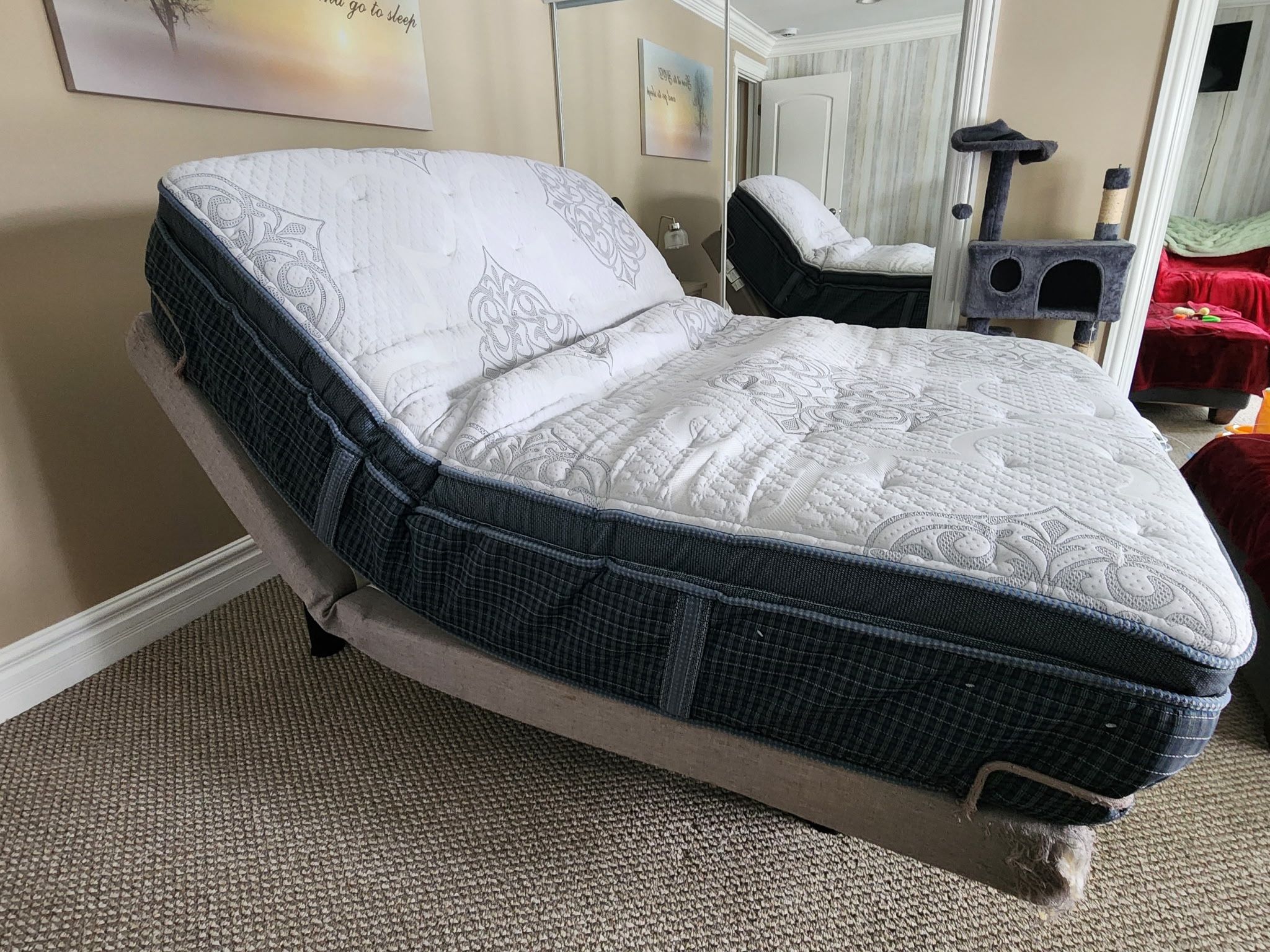 Beautyrest Silver Queen Bed Set
