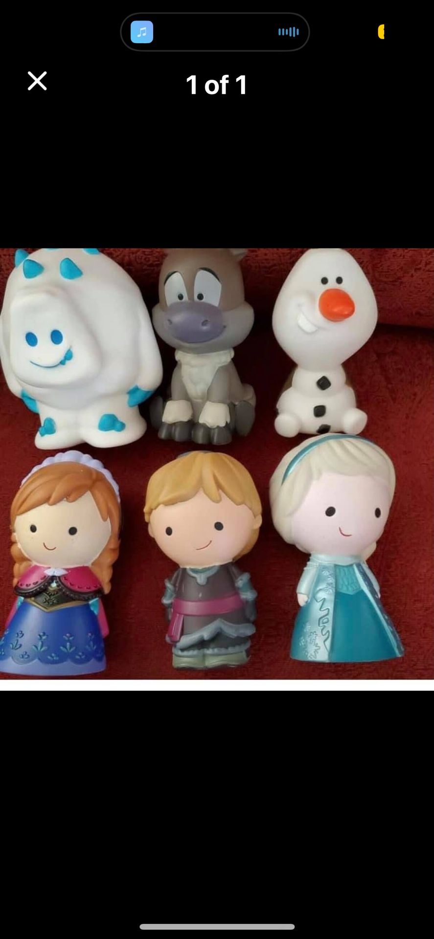 Disney Frozen bath tub toys