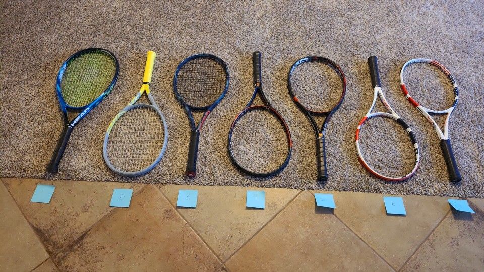 Individual Tennis Rackets