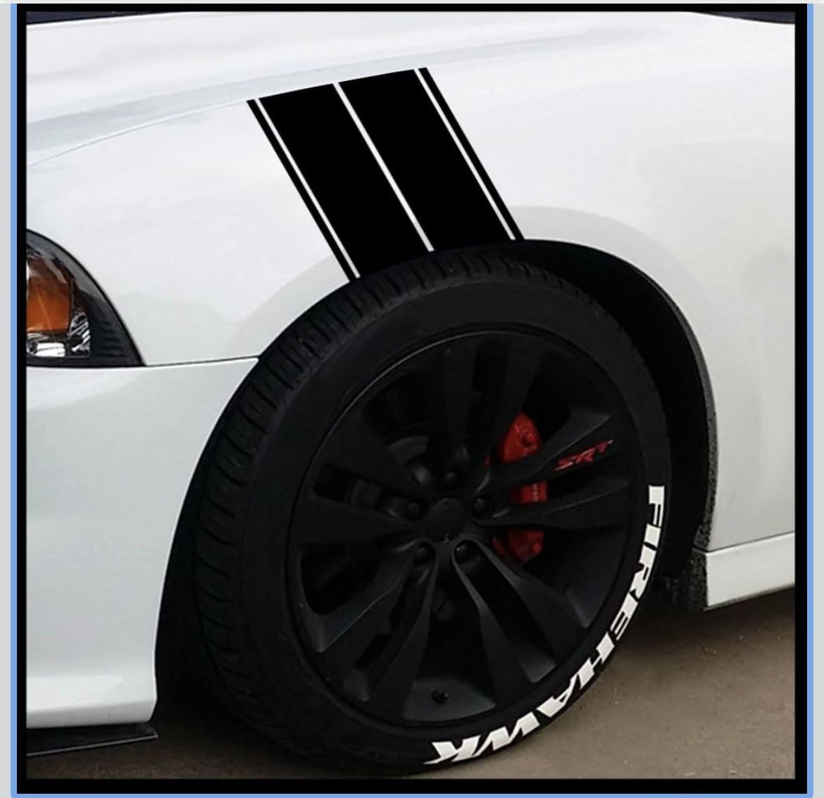Racing Stripe Sticker Vinyl Decal Set for car/Truck