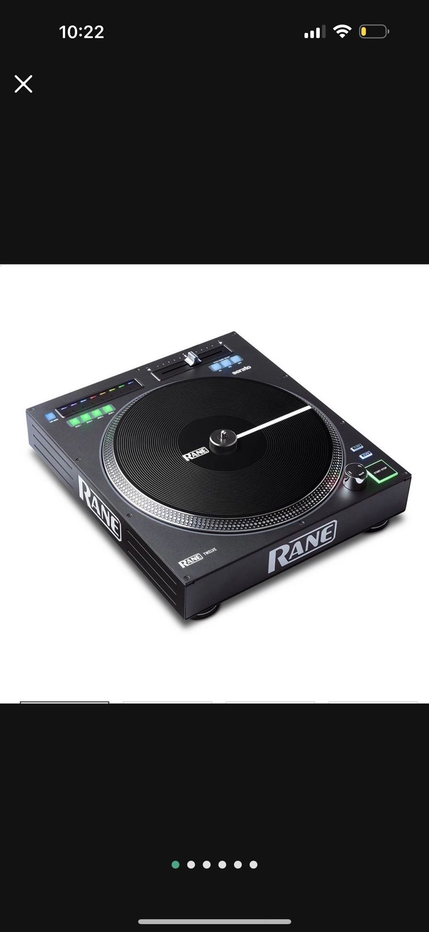 RANE DJ TWELVE 12" motorized Serato controller