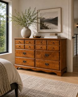 42” Wood 6-Drawer Dresser – Dovetail Drawers – Delivery Available