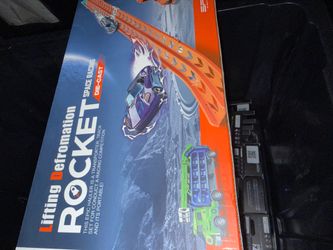 Lifting Deformation Rocket Space Racing" toy set