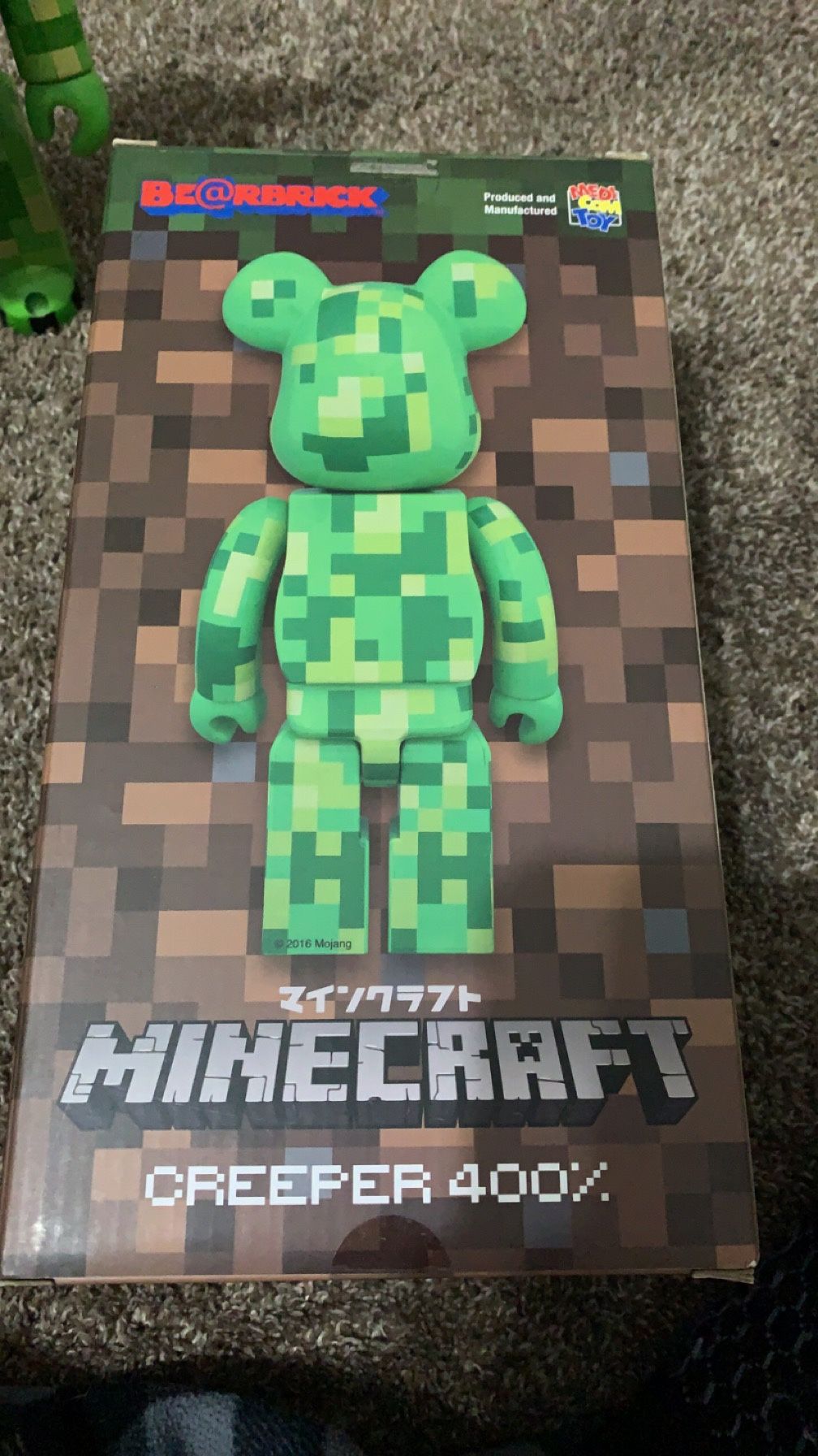 Bearbrick Minecraft Creeper 400% for Sale in Clifton, NJ