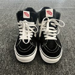 Black and White High Tops Vans