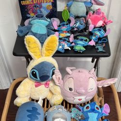 Disney Stitch Angel Plush and Danglers $25 for All