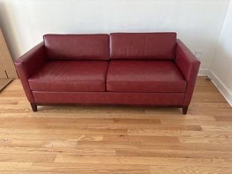 Small Red Couch