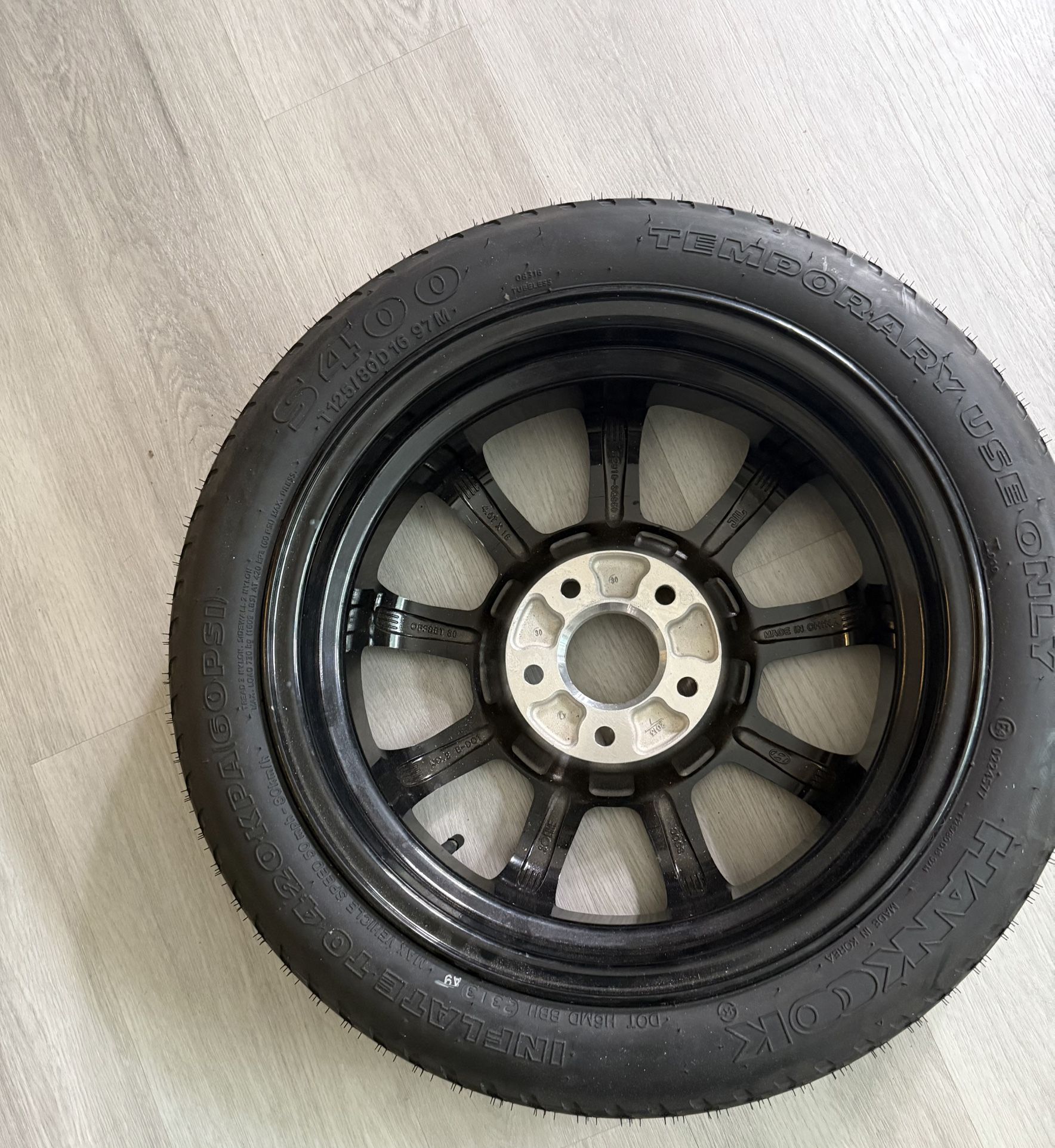 Brand New Spare Tire T125/80D16