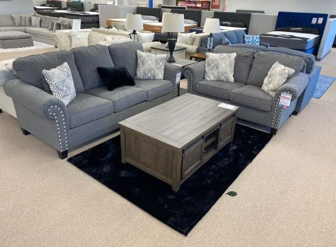 SPECIAL]  Charcoal Living Room Set By Ashley Furniture (Sold Separately )