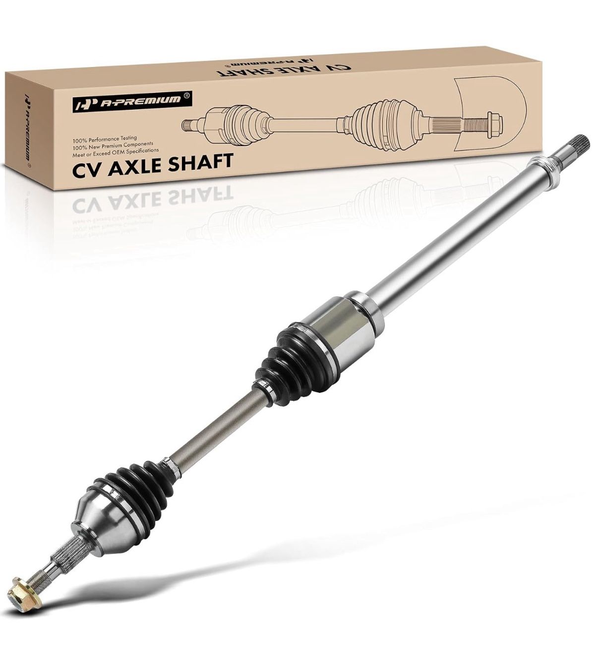 CV Axle Shaft Assembly Compatible with Ford Edge 2015-2018 & Lincoln MKX 2016-2018, FWD, Front Right Passenger Side, Replace# F2GZ3B436AG, F2GZ3B436F