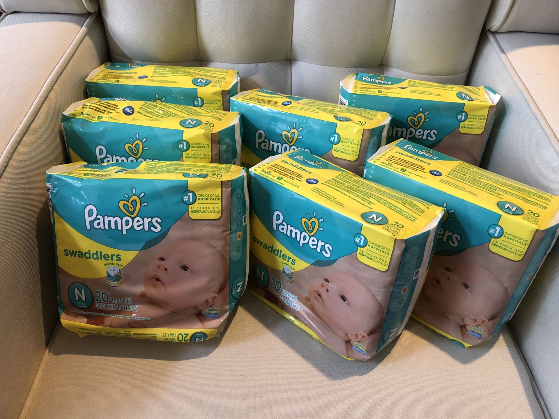 Pampers Swaddlers size newborn
