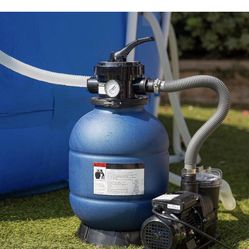 10000 Gals 13” Bundle Sand Filter 3/4 HP Water Pump Kit For Above Ground Swimming Pool Spa Intex Cleaner 2400GPH