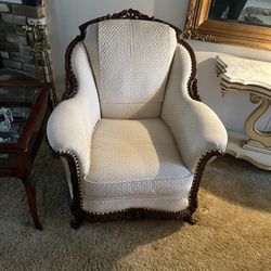 Vintage Victorian-Era Armchair